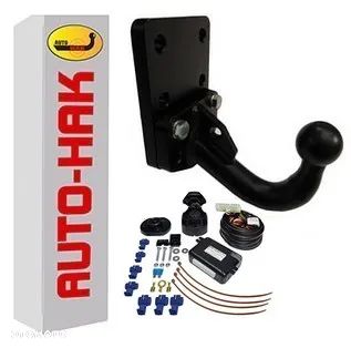 HAK HOLOWNICZY Z KULĄ FLANSZOWĄ ODKRĘCANĄ NA CZTERY ŚRUBY+MODUŁ13PIN MERCEDES W163 ML M-KLASA