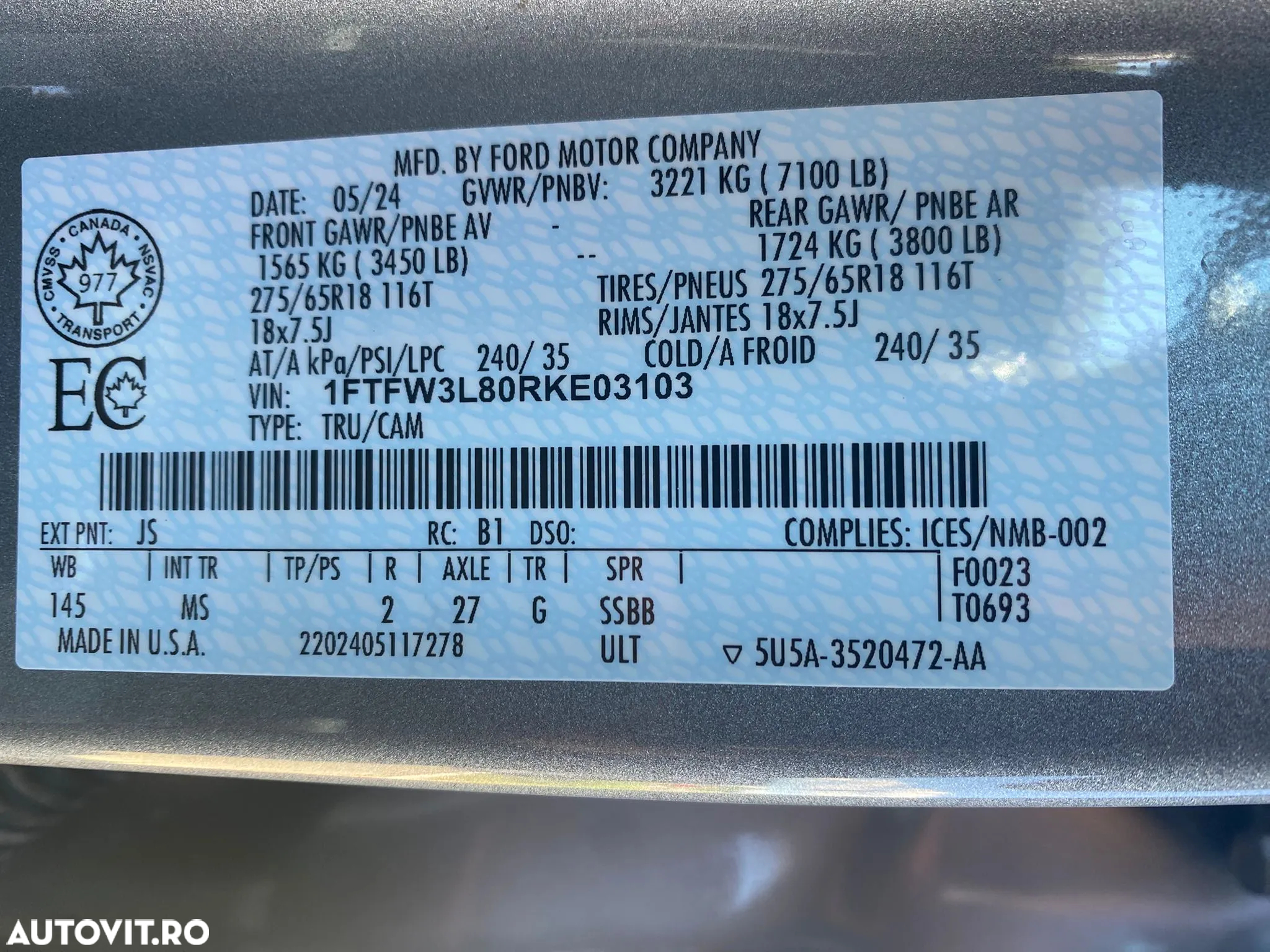 Ford F150 - 18