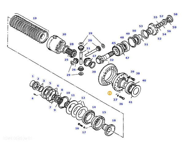 Fendt 927 930 933 936 - oś most G926301020010