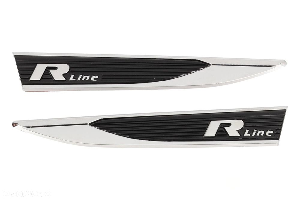 volkswagen polo 2g 2018- r-line znaczek / napis na błotnik - 1