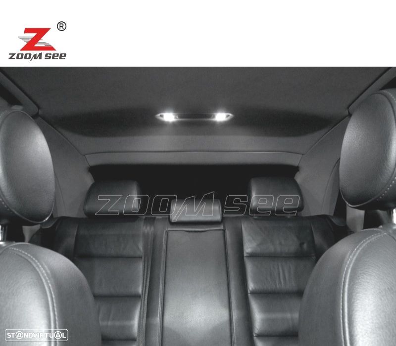 KIT COMPLETO DE 13 LÂMPADAS LED INTERIOR PARA NISSAN PATHFINDER R52 2013 -2018 - 6