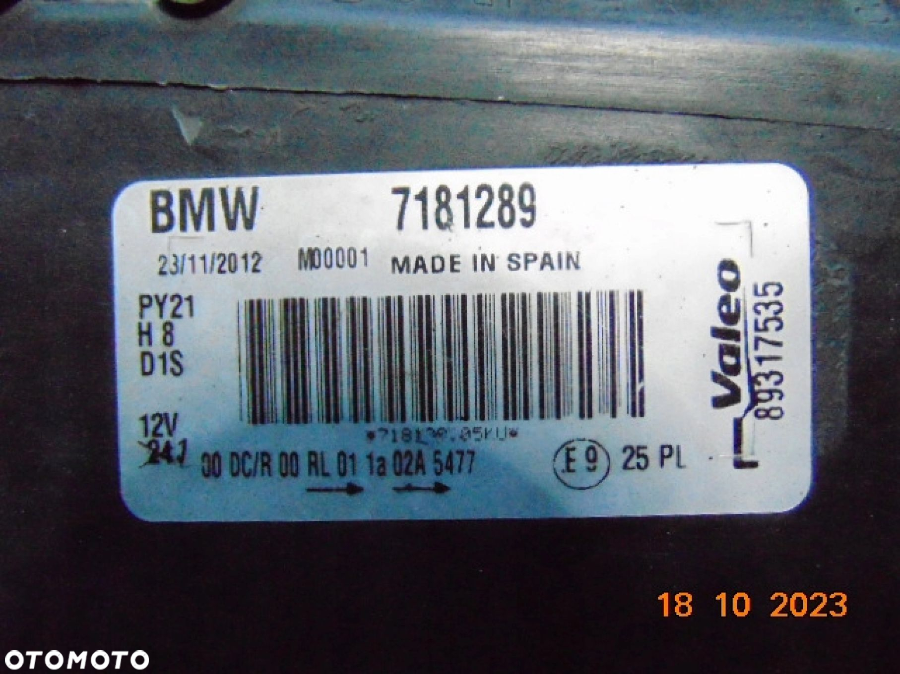 BMW E81 E82 E88 E87 LAMPA podwójny Bi XENON LIFT nie skrętn 7181289 EUROpa - 9