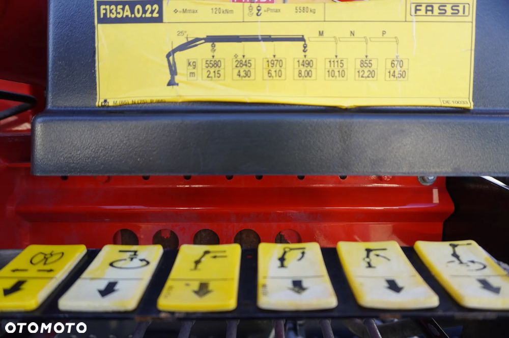 Renault C380 E6 6x4 / HDS Fassi F135 2700 MTH / Zasięg 8 m / 5.6 t udźwig / Wywrotka 3-stronna / Hydroburta - 19