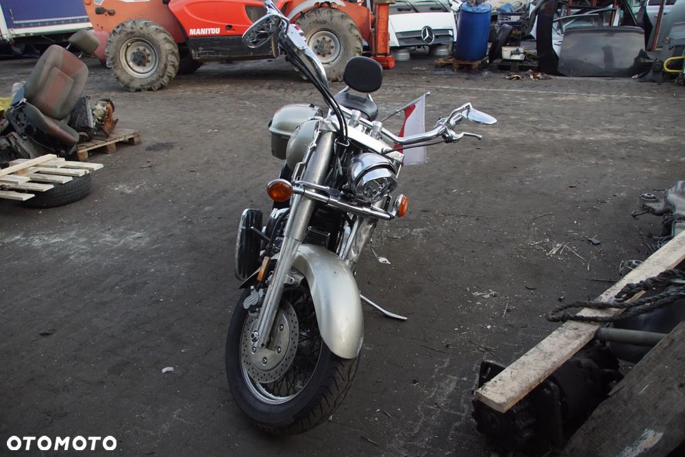 Motocykl na części - Yamaha Road Star 1600 1602 cm3 63 KM VP08 2001R Silnik Skrzynia Owiewka Osłona Laga Siedzenie Kierownica Set Wydech Koło Kierunkowskaz - 2