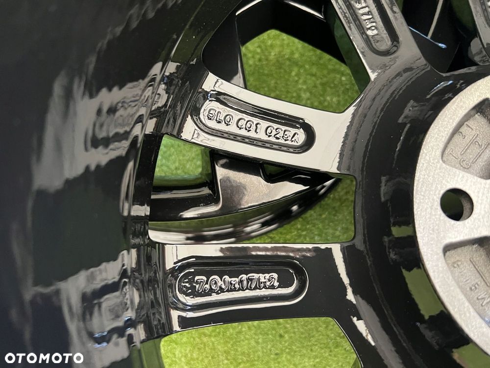 KOMPLET FELG FELGI ALU SKODA OCTAVIA YETI SUPERB 17 5X112 ET45 ORYGINALNE - 10