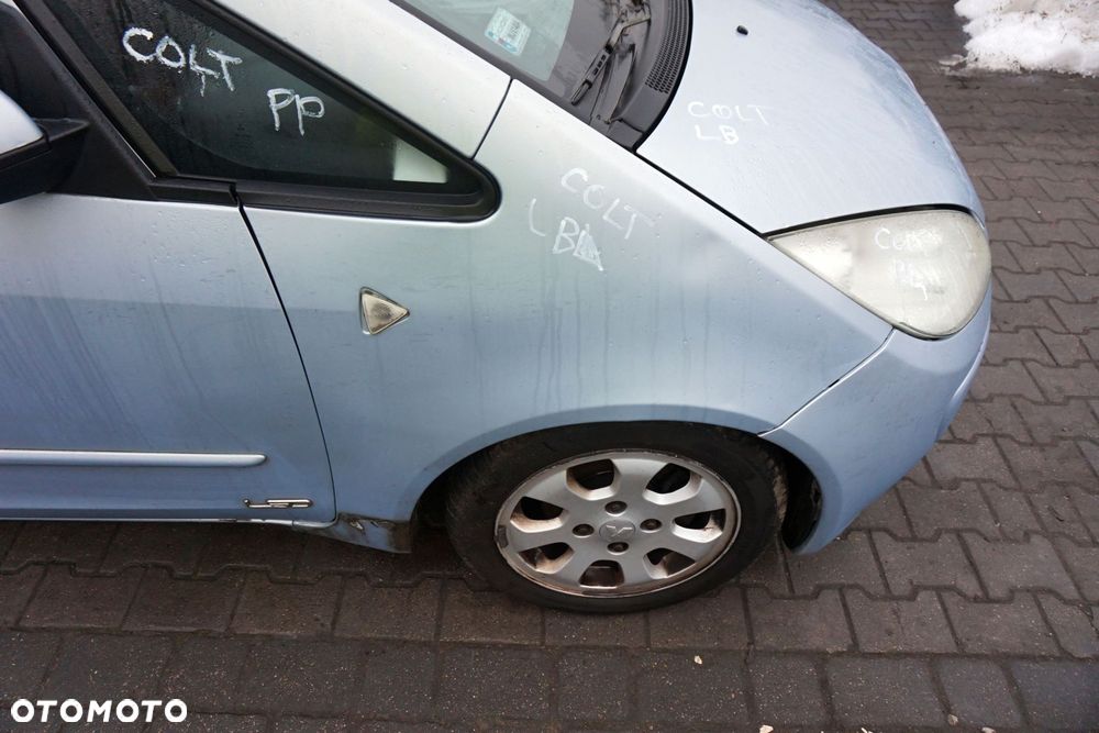 MASKA ZDERZAK BŁOTNIKI LAMPY COLT VI Z30 T42  MITSUBISHI 2004-2008 SREBRNY PRZÓD KOMPLETNY - 16