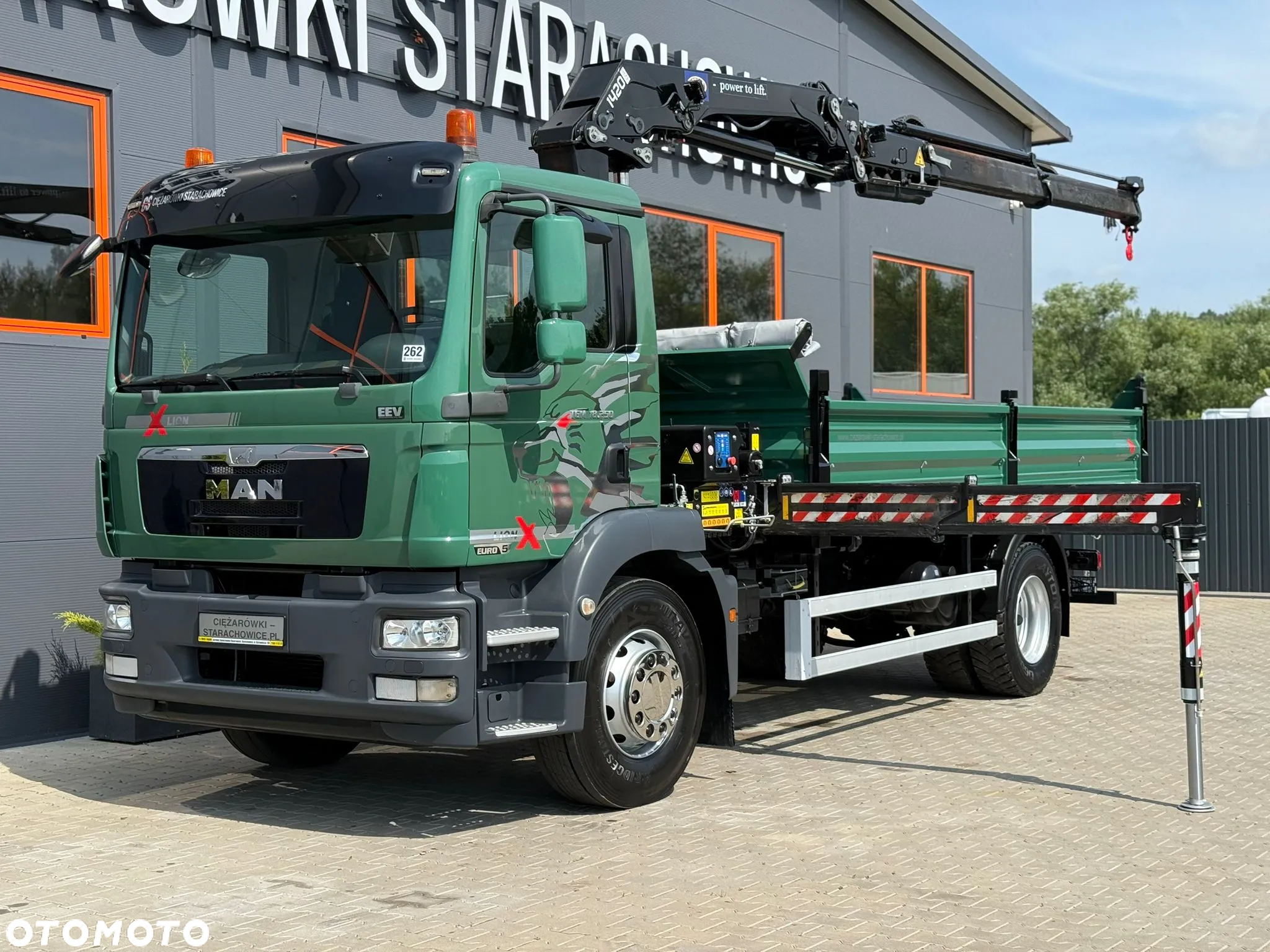 MAN TGM TGL TGS 18.250 // E5 // wywrotka 3-S + HDS HMF 1420 - K2 // budowlanka // energetyka //żuraw dzwig kran crane // Świeżo sprowadzony - 25
