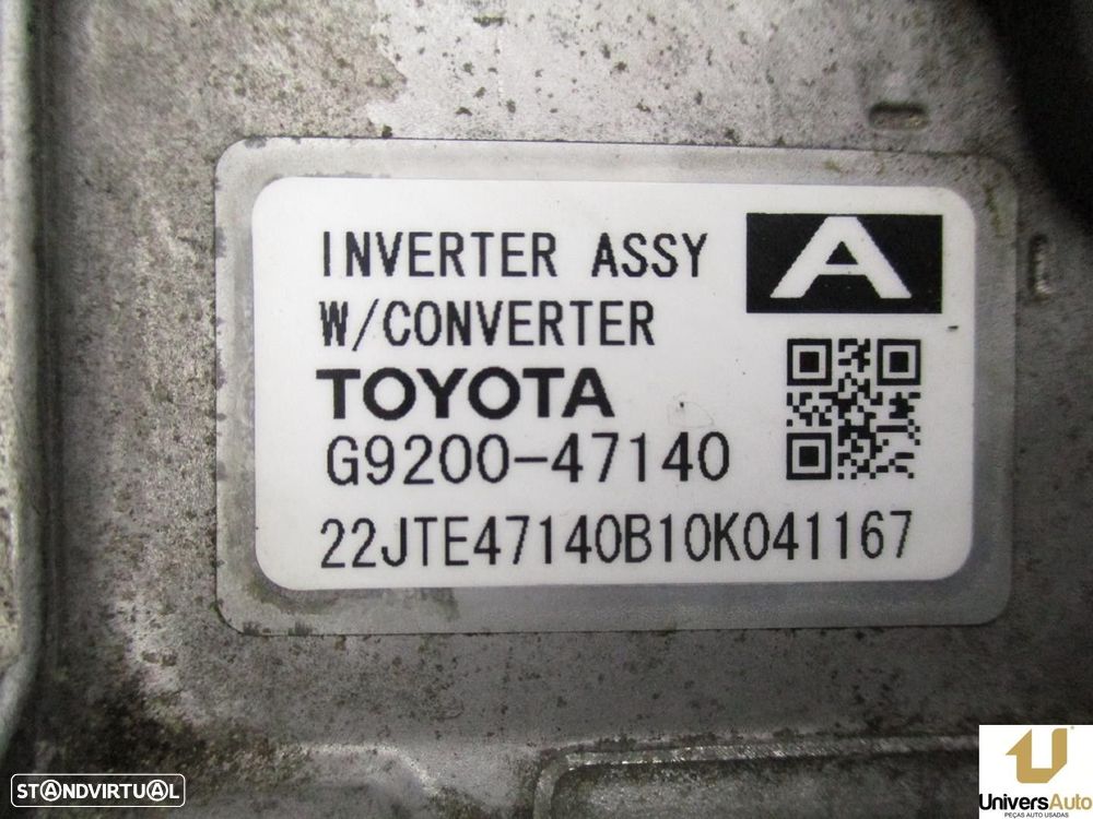 CONVERSOR TOYOTA PRIUS 2011 -G920047140 - 1