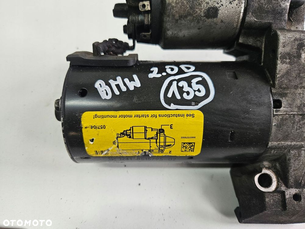 bmw e60 e81 e90 2.0 d n47d20c rozrusznik - 2