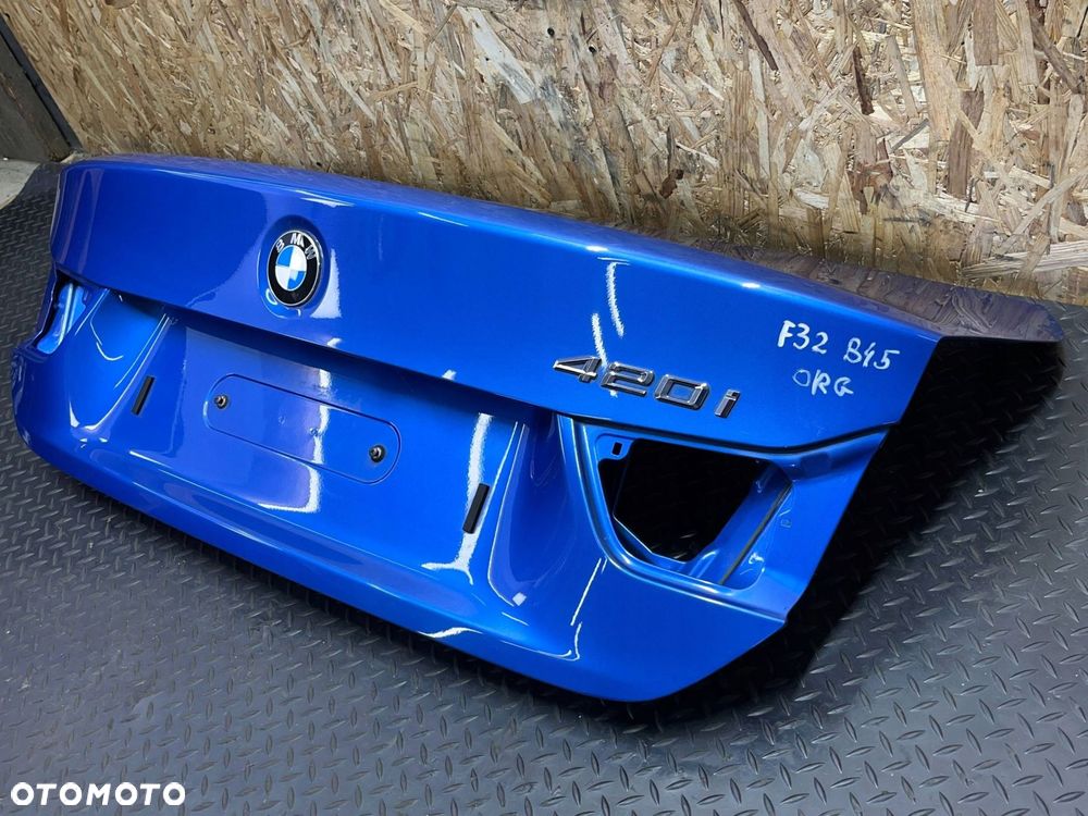 klapa bagażnika tył bmw 4 f32 f33 b45 estorilblau - 5