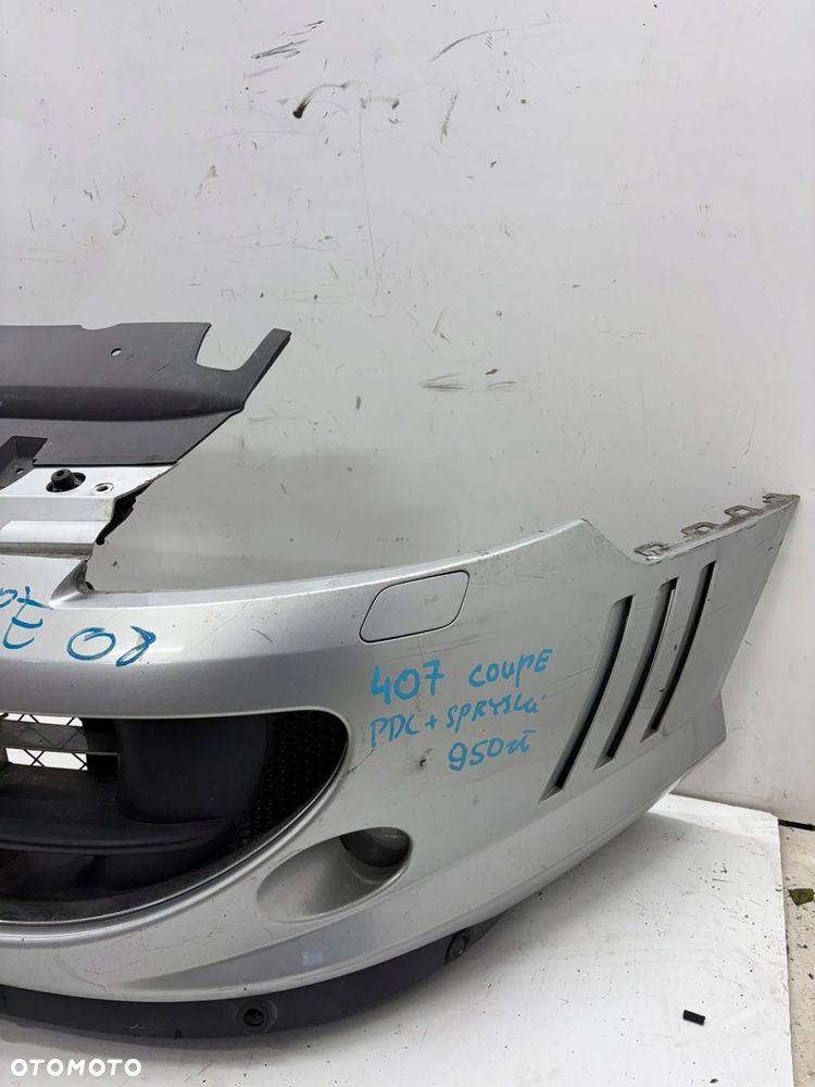 zderzak przÓd przedni peugeot 407 coupe pdc spryskiwacz - 2