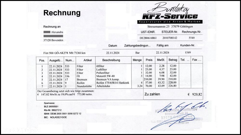 Fiat 500 1.2 Start&Stopp Lounge - 39
