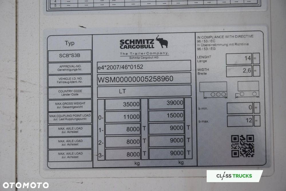 Schmitz Cargobull SKO Double Deck FP 60 Carrier Vector 1550 Lifting Axle - 15
