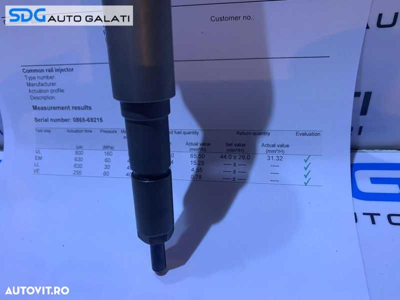 Injector Injectoare Probate Testate cu Fisa BMW Seria 5 E60 E61 530 3.0 D 2003 - 2010 Cod 0445110216 7793836 [M7919] - 2