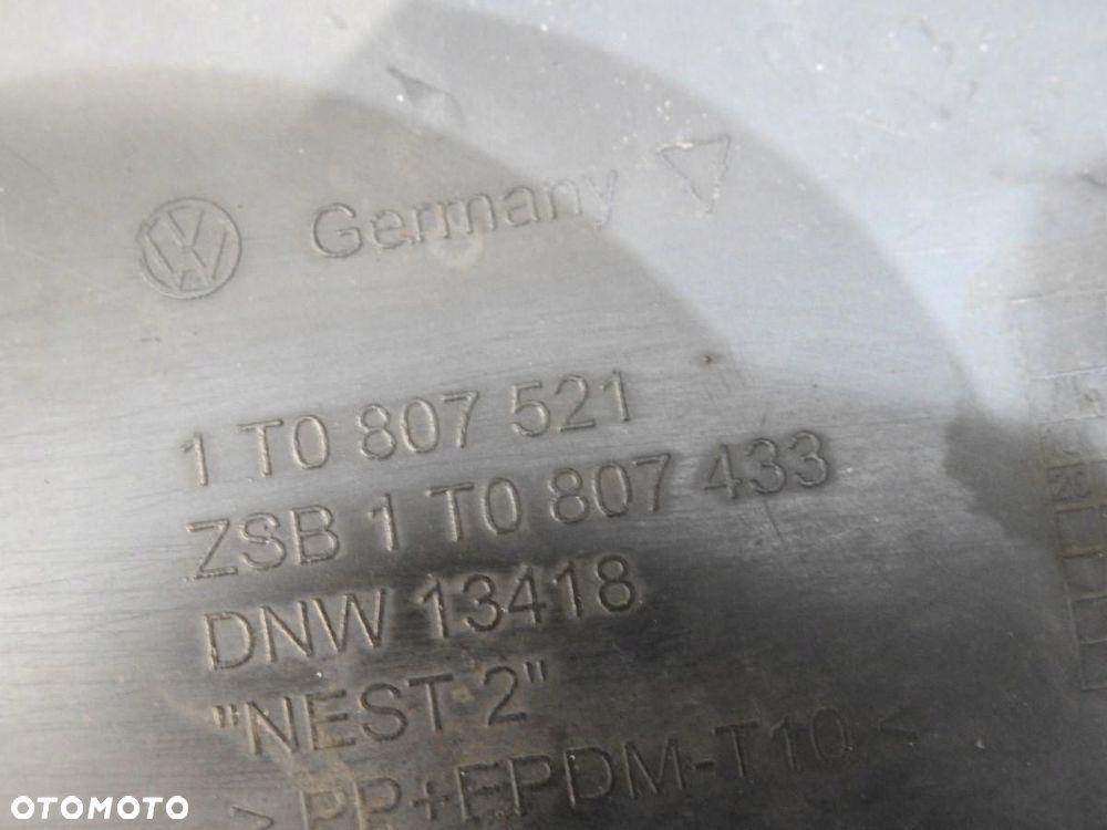 ZDERZAK TYŁ TYLNY LA7W VOLKSWAGEN TOURAN I 1T0807521 - 11
