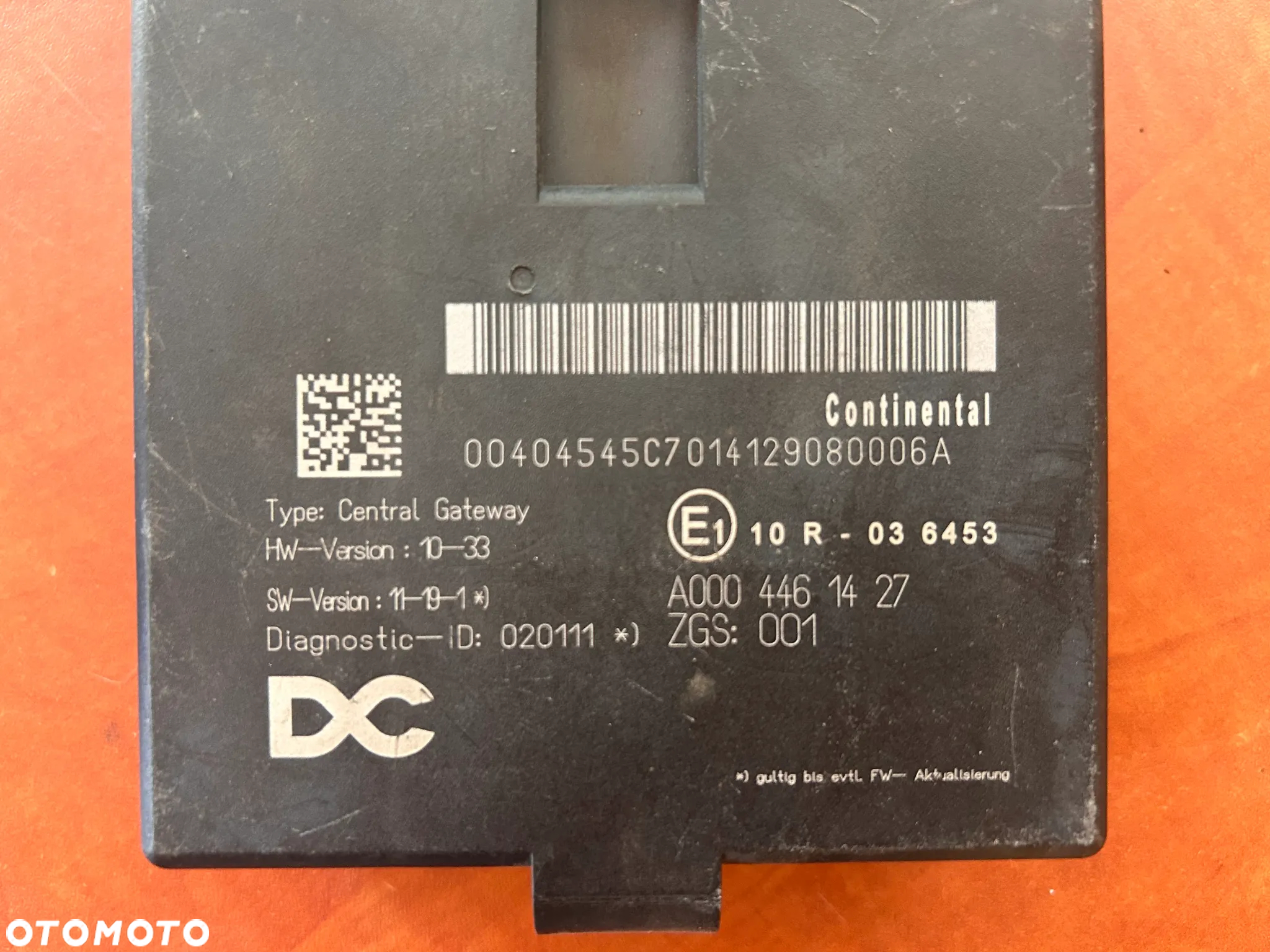ACTROS MP4, AROCS, ANTOS, ATEGO EURO 6 - STEROWNIK ZGS GATEWAY A0004461427 - 3