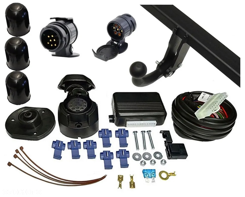 MARKOWY SOLIDNY HAK HOLOWNICZY Z KULĄ ODKRĘCANĄ NA DWIE ŚRUBY VOLVO S60 II2 4d 2010-18+MODUŁ13PIN - 3