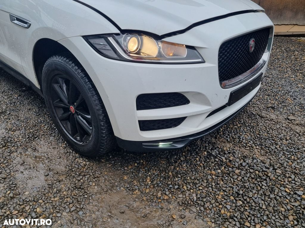 Bara fata Jaguar F - Pace 2015 - 2020 ALB (1141) model fara spalatoare far - 4