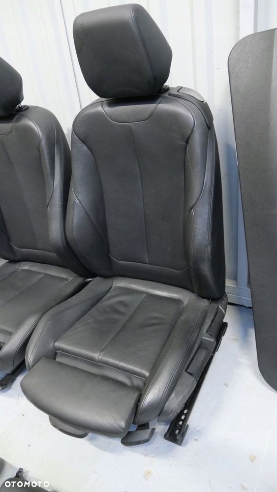 bmw f21 f22 wnętrze fotele kanapa boczki m-pakiet skóra eu grzane - 7