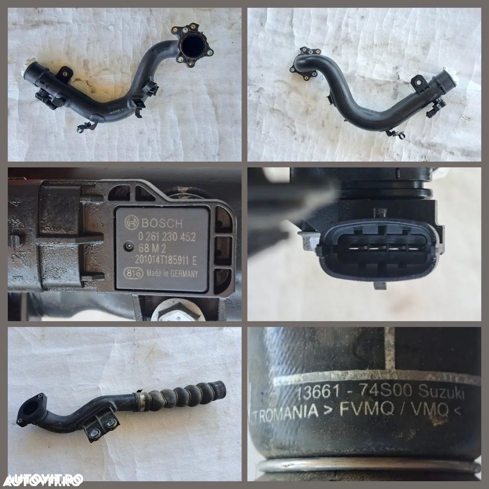 -2- Anexe Suzuki Vitara 1.4 BoosterJet Hybrid K14D 2015-Prezent Cutie filtu de aer vas expansiune instalatie electrica motor catalizator furtun turbo intercooler conducta EGR senzor contrapresiune - 5