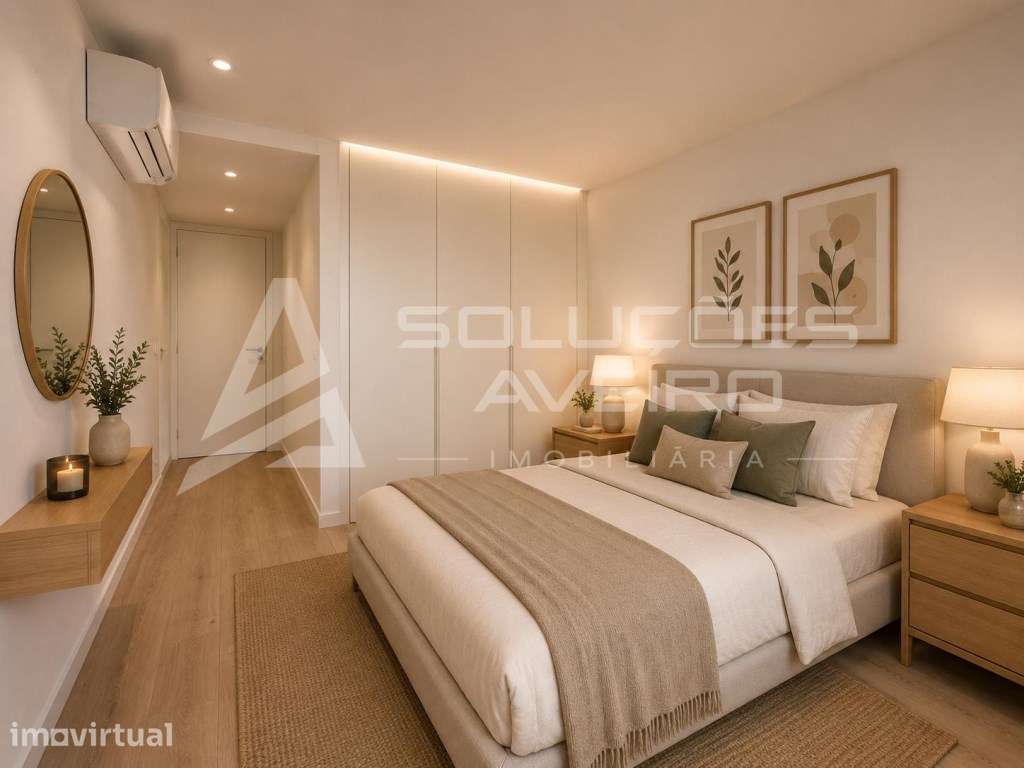 Apartamento T1 Novo e Pronto Habitar no centro de Aveiro! - Grande imagem: 3/7