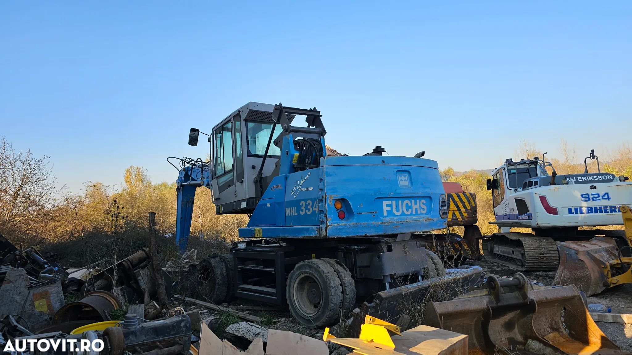 Fuchs MHL 334 Terex Excavator pe roti - 1