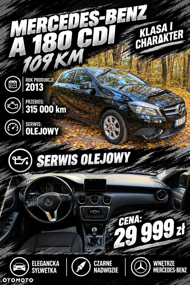 Mercedes-Benz Klasa A 180 CDI BlueEff Edition - 1