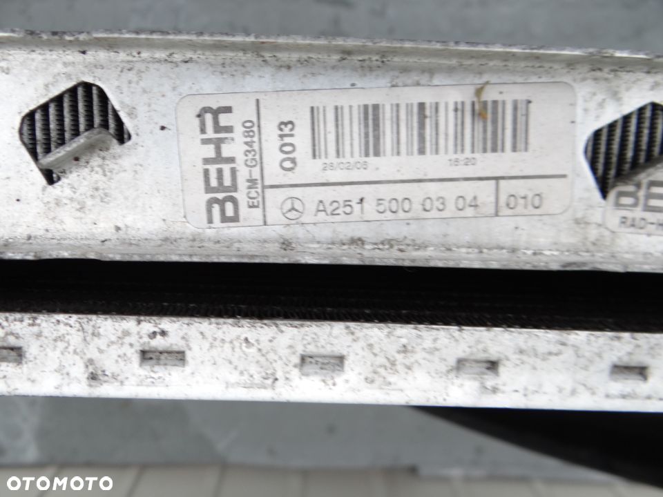 ML W164 3.0 CDI Chlodnica wody klimy kierownica powietrza 2515000304 - 4