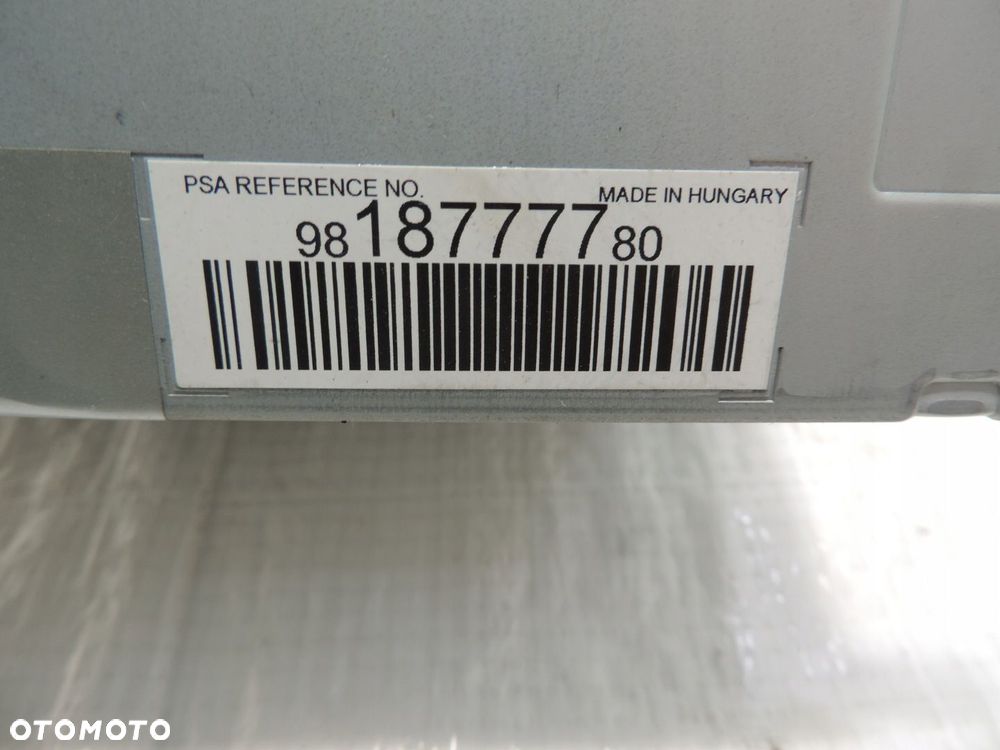 RADIO OPEL COMBO E 9818777780 WYŚWIETLACZ 9828132480 - 5