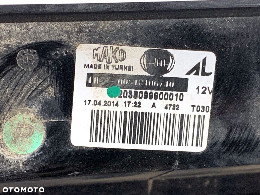 LAMPA PRAWY TYŁ  FIAT DOBLO Autobus (263_) 2009 - 2022 1.6 D Multijet (263AXD1B) 77 kW [105 KM] - 5