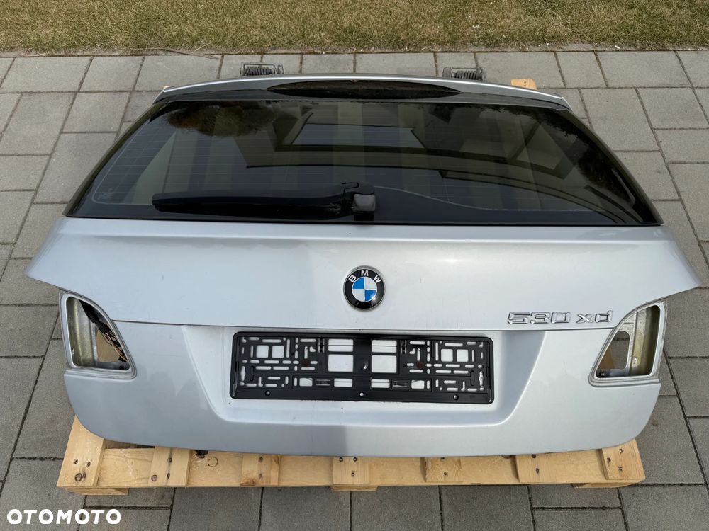 KLAPA BAGAŻNIKA BMW E61 TITANSILBER 354 SZYBA E60 KOMBI TOURING - 7
