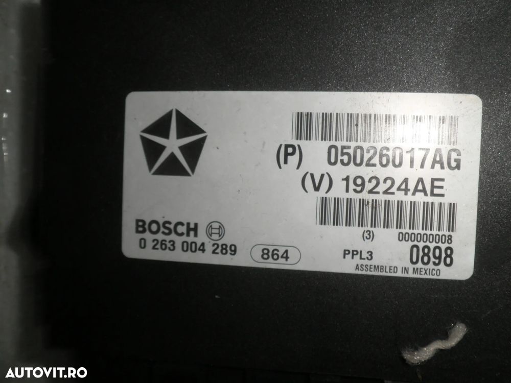 Calculator / modul senzori parcare Jeep Grand Cherokee 2008 05026017AG 05026017 0263004289 - 3