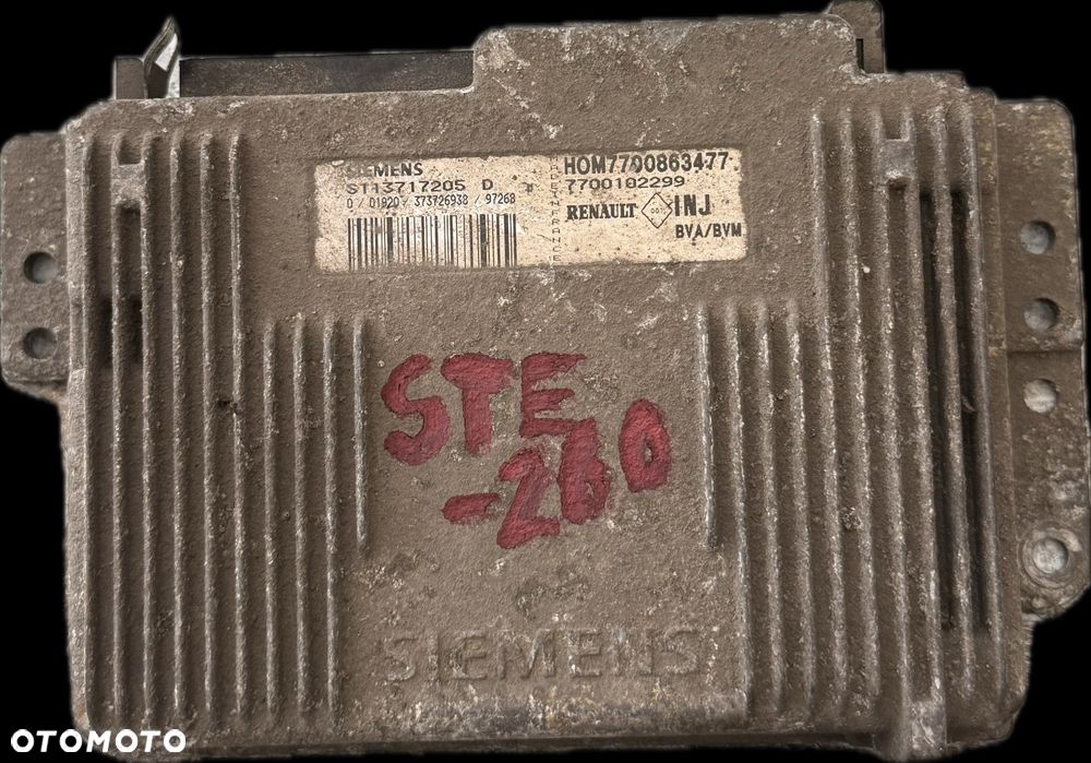Sterownik komputer silnika Renault 7700102299
