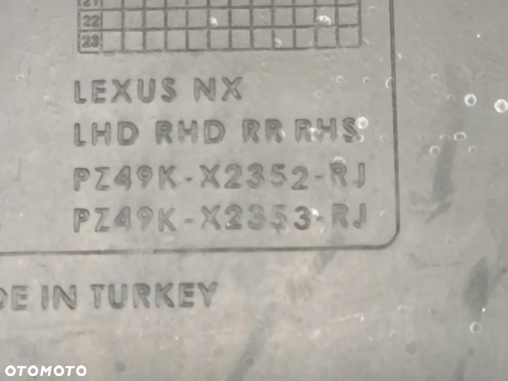 LEXUS NX 14-21r Dywaniki Gumowe - 9