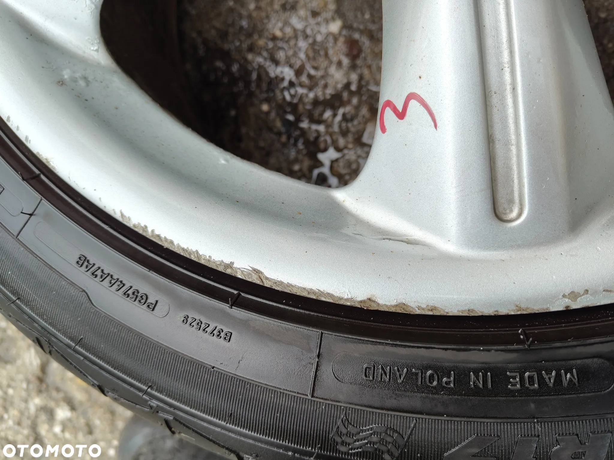 MERCEDES SLK 171 Felga aluminiowa Oryginał 17 1714011302 - 4