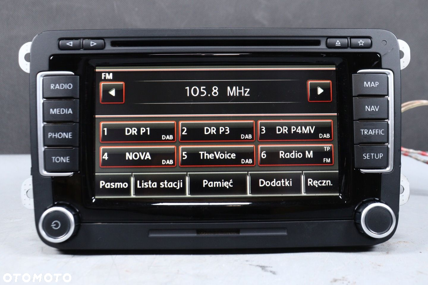 Radio Nawigacja RNS510 LED SSD DAB VW Passat Golf Touran Tiguan  KOD - 2