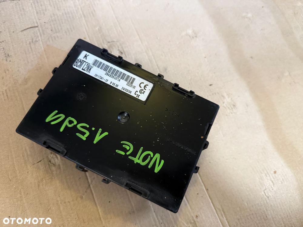 Moduł komforty BCM 284B29U01A Nissan Note 1.5 DCI - 2