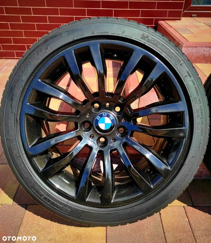 Alufelgi 18 cali BMW 5x120 F30 F31 F36 F34 E90 E91 E60 opony letnie Mperformance - 1