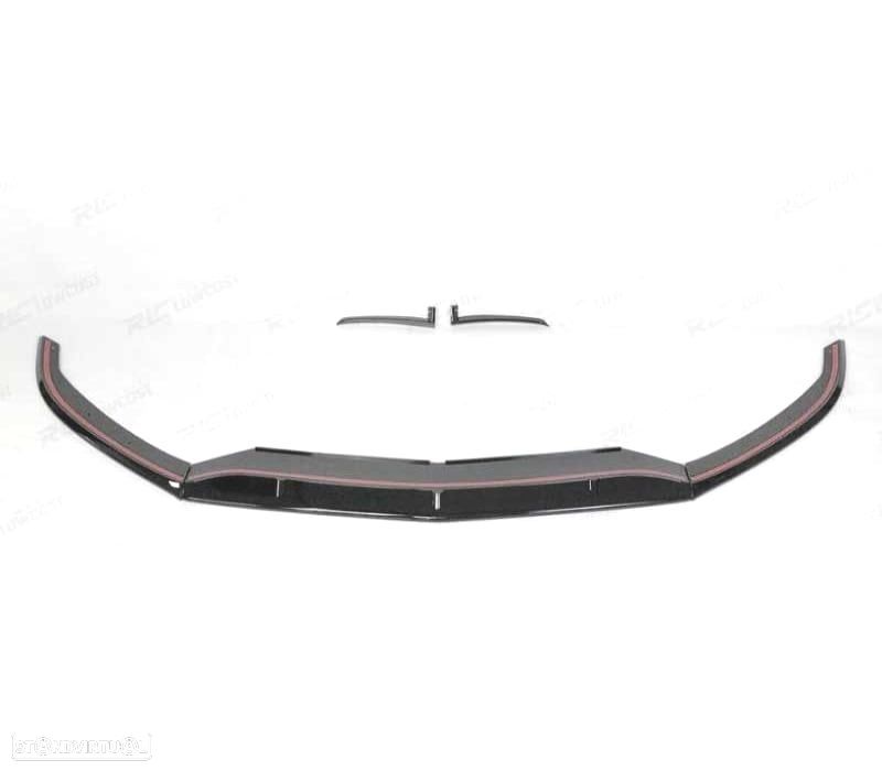 SPOILER LIP FRONTAL MERCEDES W205 SW 19- LOOK C63 PRETO - 2