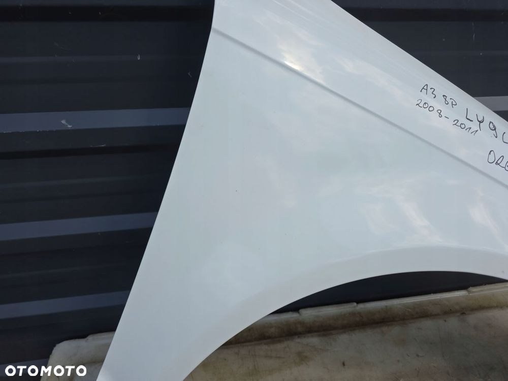 BŁOTNIK PRAWY PRZÓD AUDI A3 8P LIFT LY9C 2008-2012 ORYGINAŁ ! *3* - 4