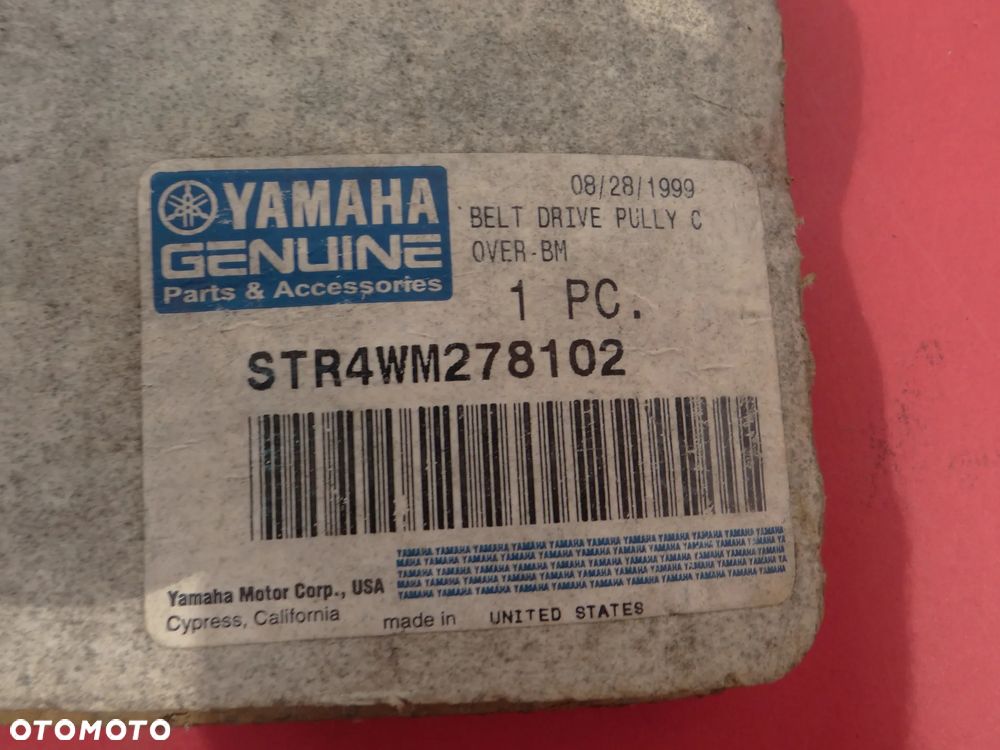 YAMAHA XV 1600 1700 ROAD STAR POKRYWA NAKŁADKA OSŁONA KOŁA PASOWEGO PULEJA Y077 - 4