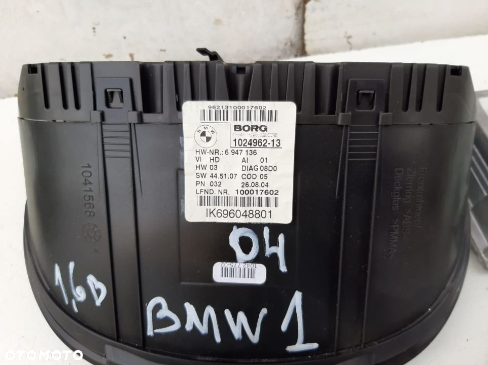 ZESTAW STARTOWY KOMPUTER BMW E87 1.6 B 7545046 - 6