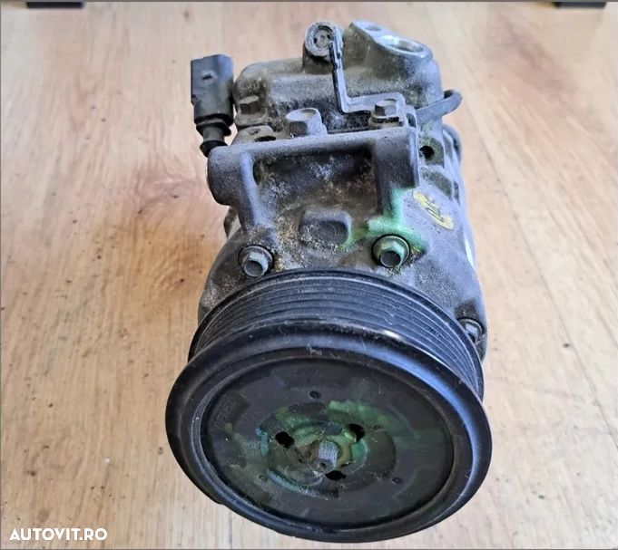 Compresor clima aer conditionat Denso Audi A8 3.0tdi cod: 4E0260805N, 6SEU14C, 447180-8093 - 3