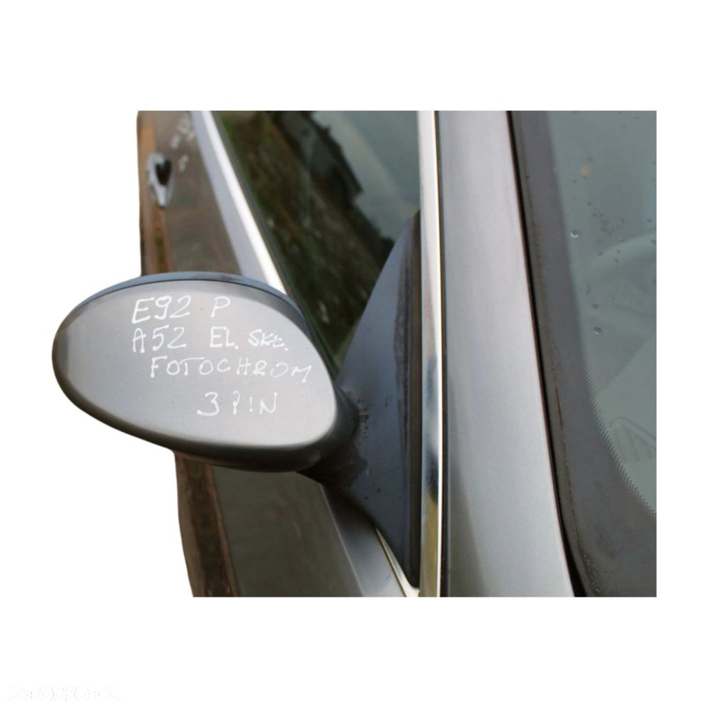 LUSTERKO PRAWE BMW E92 E93 3 PIN FOTOCHROM ELEKTRYCZNIE SKŁADANE