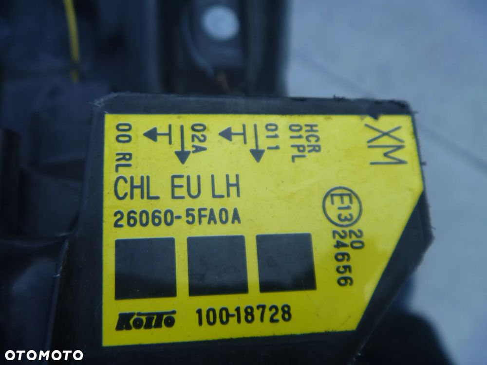 NISSAN MICRA K14 LAMPA LEWA LED ORYGINAŁ 26060-5FA0A EUROPA - 5