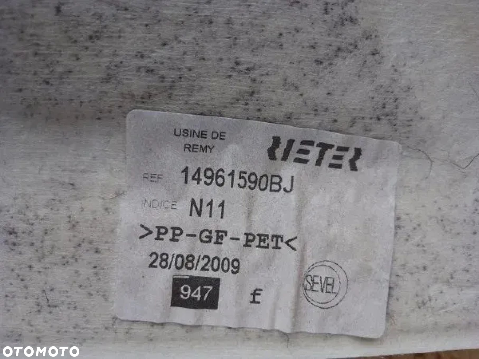 Podsufitka Schowek Półka Fiat Scudo Jumpy Expert 07-16 14961590BJ - 7