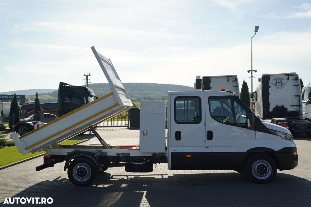 Iveco DAILY 35-140 / BASCULABILĂ - 2,6 M / CABINĂ DUBLĂ - 6 LOCURI / MANUALĂ / EURO 6 - 8