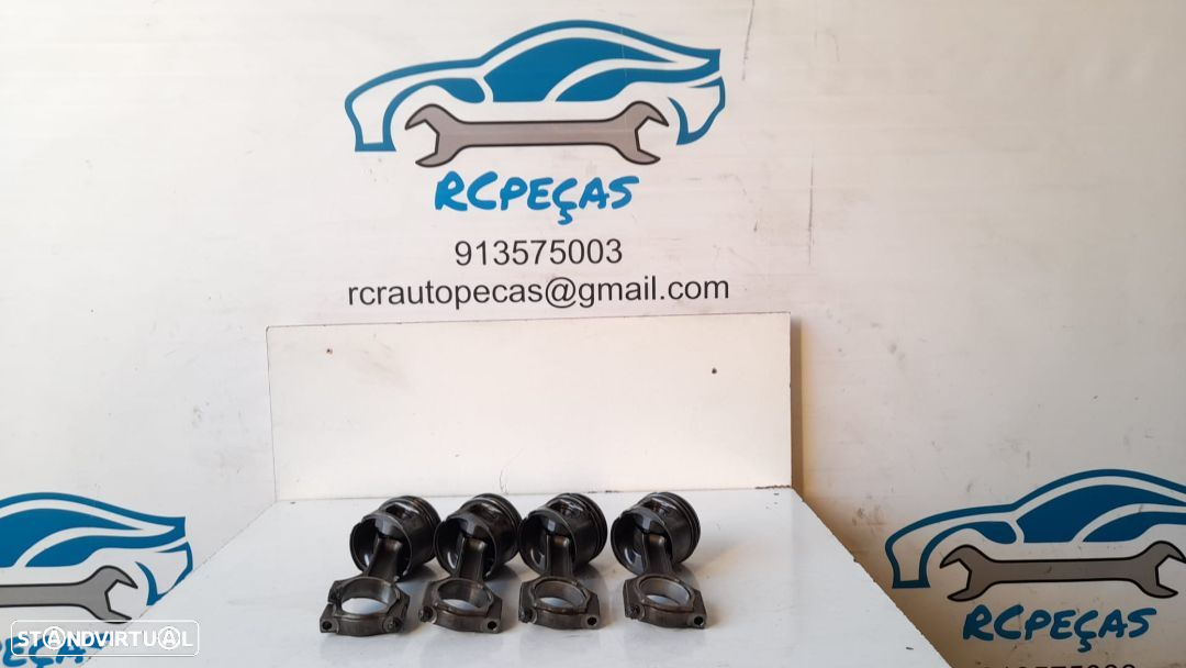 PISTÃO PISTÕES PISTONS BIELA BIELAS MOTOR N47D20A 0840BB BMW SERIE 3 E92 320D 177CV N47D20A; - 2
