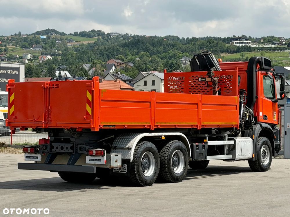 Mercedes-Benz AROCS 2640 * SKRZYNIA 6,50 m * HIAB 144 BS - 3 + PILOT / 6x4 - 7