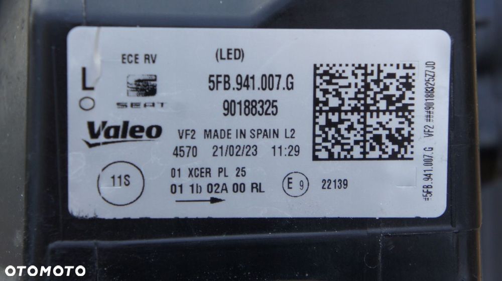 PRZEDNIA LEWA LAMPA SEAT LEON IV 4 FULL LED - 12